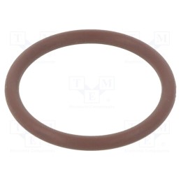 50 pcs : 01-0024.00X2.5 ORING 80FPM BROWN - O-ring gasket, FPM, Thk: 2.5mm, Øint: 24mm, brown, -20÷200°C
