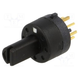 10 pcs : - Switch: rotary, Pos: 7, 0.5A/24VDC, Poles number: 1, 45°, -20÷70°C