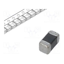 50 pcs : MMZ1005A222ET000 - Ferrite: bead, Imp.@ 100MHz: 2.2kΩ, SMD, 150mA, 0402, R: 2.2Ω