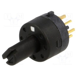 10 pcs : - Switch: rotary, Pos: 3, 0.5A/24VDC, Poles number: 1, 45°, -20÷70°C