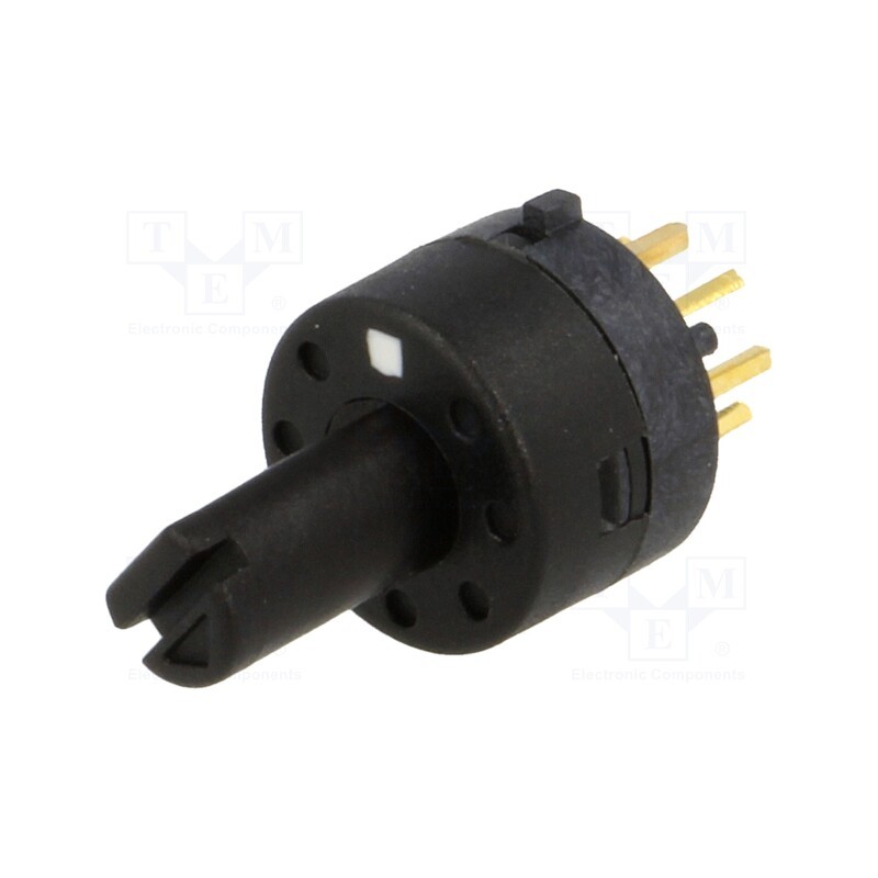 10 pcs : - Switch: rotary, Pos: 3, 0.5A/24VDC, Poles number: 1, 45°, -20÷70°C