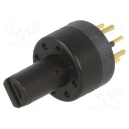10 pcs : - Switch: rotary, Pos: 4, 0.5A/24VDC, Poles number: 1, 45°, -20÷70°C