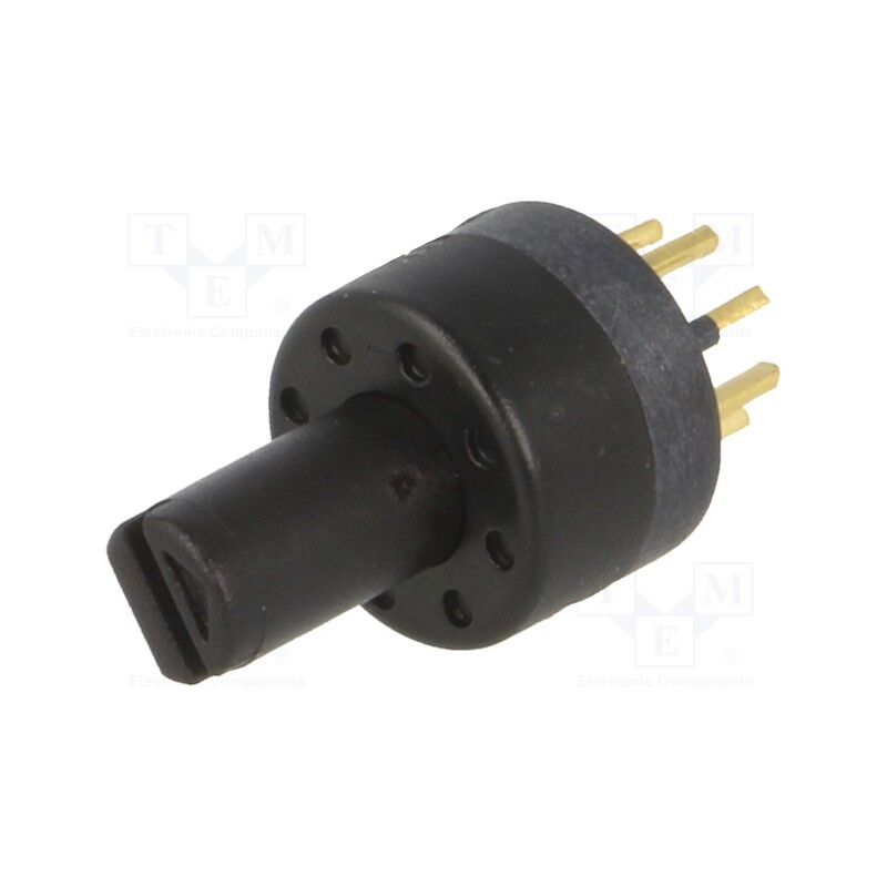 10 pcs : - Switch: rotary, Pos: 4, 0.5A/24VDC, Poles number: 1, 45°, -20÷70°C