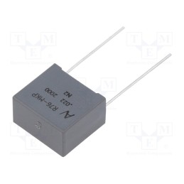 10 pcs : R76UI22205050J - Capacitor: polypropylene, 0.022uF, ESR: 28.94mΩ, THT, ±5%, 3.96A