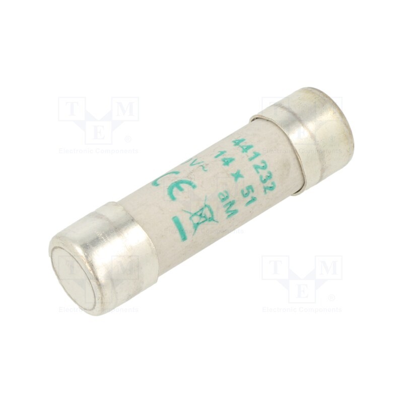 5 pcs : 441232 - Fuse: fuse, aM, 32A, 500VAC, ceramic,cylindrical,industrial
