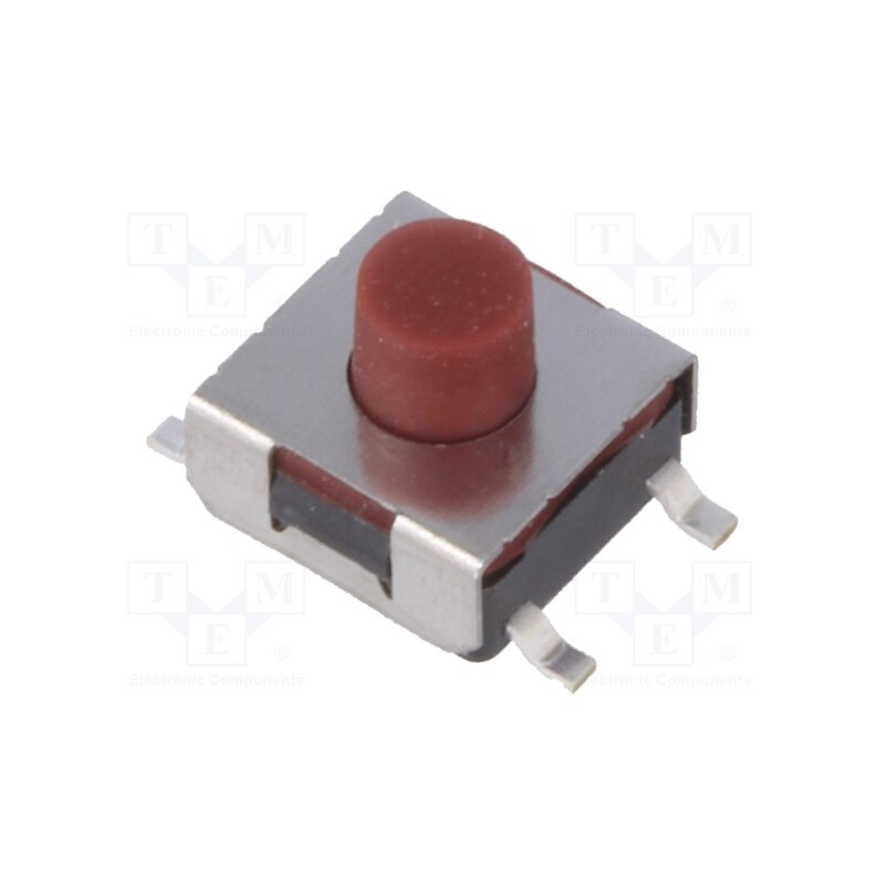50 pcs : TACTM-652N - Microswitch TACT, SPST-NO, Pos: 2, 0.05A/12VDC, SMT, none, 1.6N