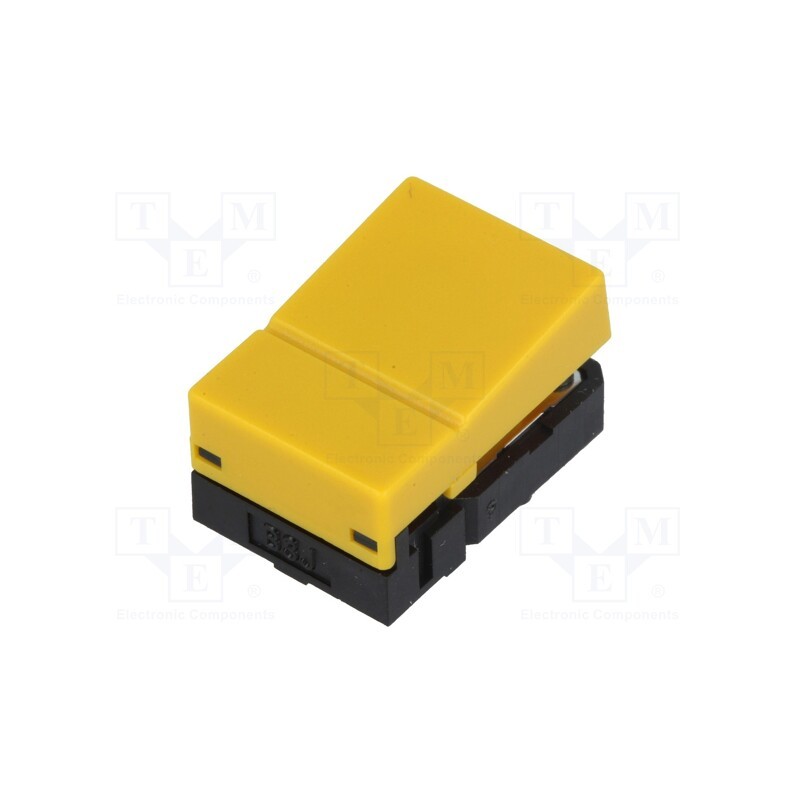 10 pcs : B3J-1300 - Switch: keypad, Pos: 2, SPST-NO, 0.05A/24VDC, yellow, none, THT, box