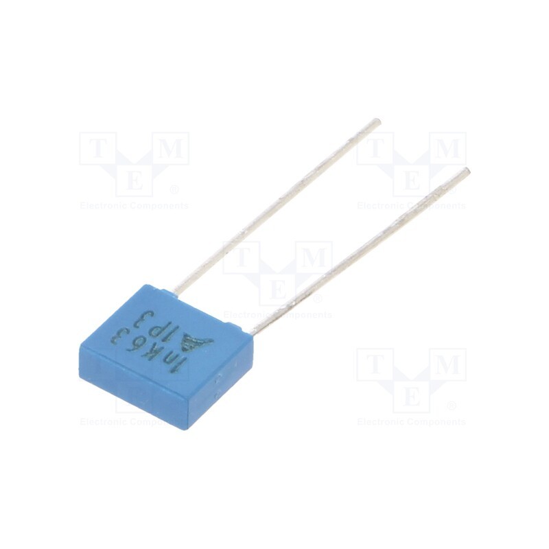 50 pcs : B32529C0102K289 - Capacitor: polyester, 0.001uF, 40VAC, 63VDC, 5mm, ±10%, -55÷125°C