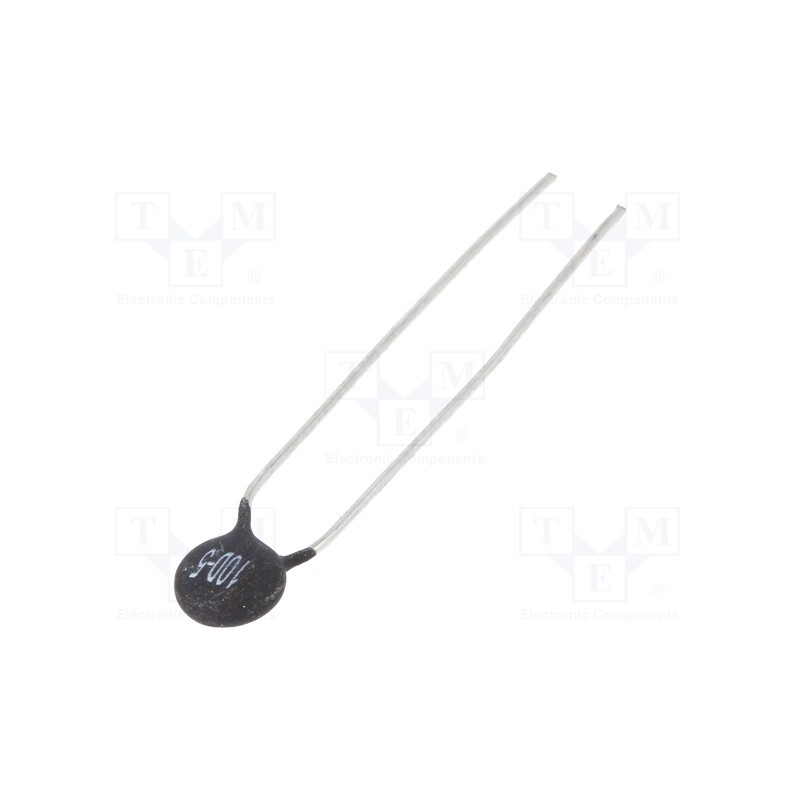 50 pcs : NTCS-06-10-0.7 - NTC thermistor, 10Ω, 6.5mm, -55÷200°C, THT
