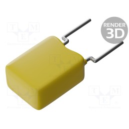 50 pcs : C317C222K1R5TA - Capacitor: ceramic, MLCC,monolithic, 2.2nF, 100V, X7R, ±10%, THT