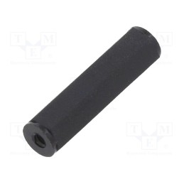 50 pcs : 181X20 - Screwed spacer sleeve, hexagonal, polyamide, M2, L: 20mm, black