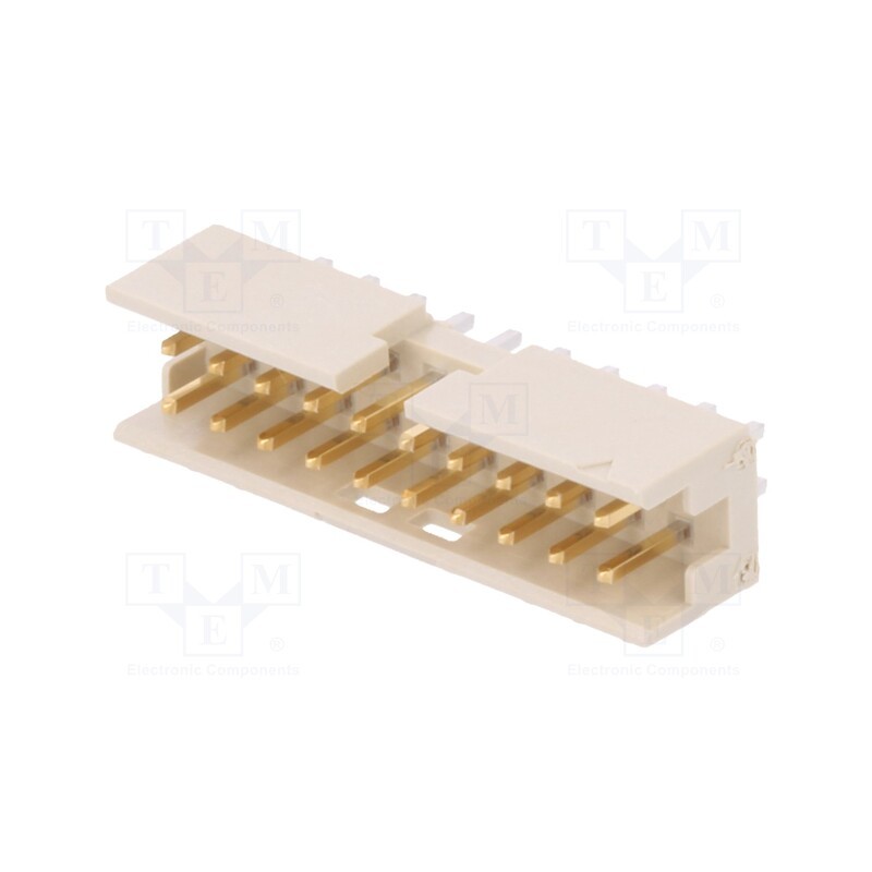 10 pcs : 98414-F06-20ULF - Socket, wire-board, male, Minitek, 2mm, PIN: 20, THT, on PCBs, 2A