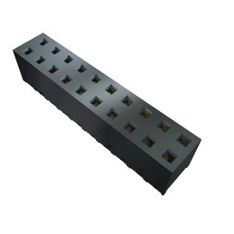 1 pcs - Samtec MMS Series Straight Through Hole Mount PCB Socket, 44-Contact, 2-Row, 2mm Pitch, Solder Termination