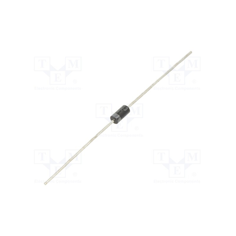 50 pcs : UF4005 - Diode: rectifying, THT, 600V, 1A, , Ifsm: 30A, DO41, 75ns