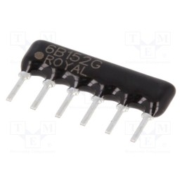 20 pcs : RNLB06G0152B0E - Resistor network: Y, THT, 1.5kΩ, ±2%, 0.2W, No.of resistors: 3, 100V