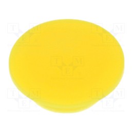 20 pcs : CL1738 - Cap, plastic, push-in, yellow, K21