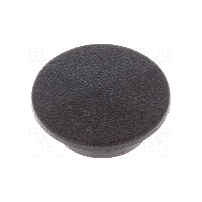 20 pcs : CL1730 - Cap, plastic, push-in, black, K21