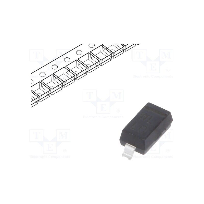 50 pcs : BZT52C15-E3-08 - Diode: Zener, 0.5W, 15V, SMD, , SOD123, single diode
