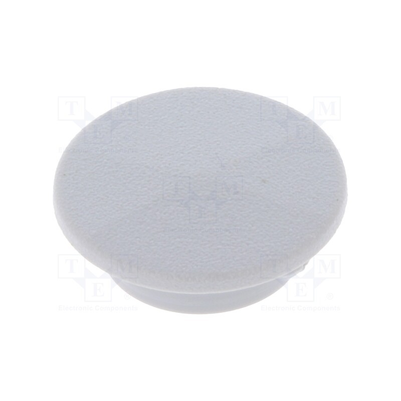 20 pcs : CL1736 - Cap, plastic, push-in, grey, K21