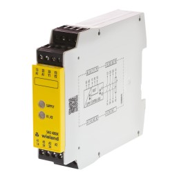 1 pcs - Wieland Dual-Channel Safety Switch/Interlock Safety Relay, 24V ac/dc, 3 Safety Contacts