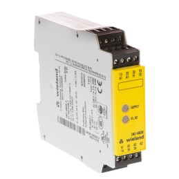 1 pcs - Wieland Dual-Channel Safety Switch/Interlock Safety Relay, 24V ac/dc, 3 Safety Contacts