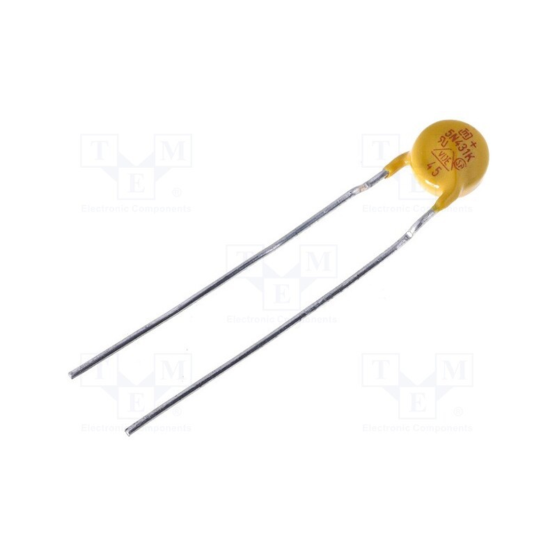 50 pcs : - Varistor: metal-oxide, THT, 275VAC, 350VDC, 430V, ±10%, 400A, 13J