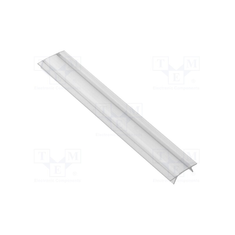 10 pcs : PA-OSTRGLAXM1M-00 - Cover for LED profiles, transparent, 1m