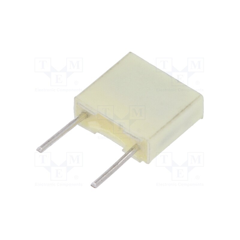 50 pcs : R82EC1330AA50J - Capacitor: polyester, 3.3nF, 63VAC, 100VDC, 5mm, ±5%, 7.2x2.5x6.5mm