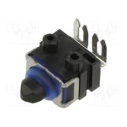 10 pcs : D2EW-B03L - Microswitch SNAP ACTION, 0.1A/12VDC, with pin, SPST-NO, OFF-(ON)