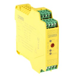 1 pcs - Phoenix Contact Dual-Channel Light Beam/Curtain, Safety Switch/Interlock Safety Relay, 24V dc, 2 Safety Contacts