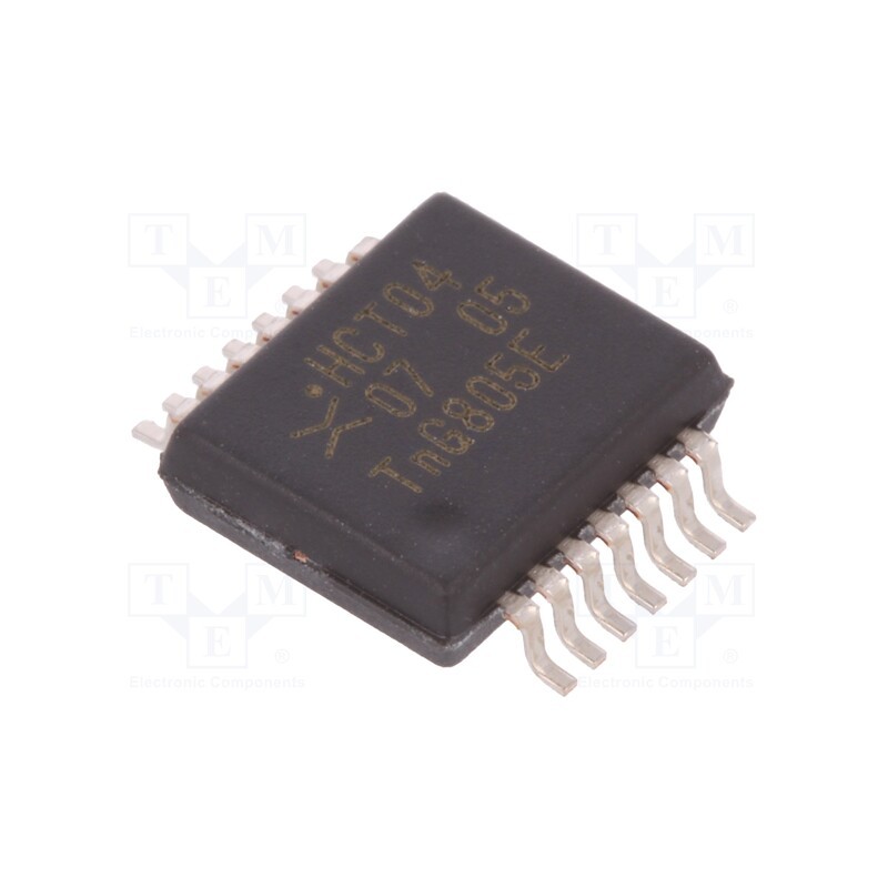 10 pcs : 74HCT04DB,112 - IC: digital, NOT, Ch: 6, CMOS,TTL, SMD, SSOP14, 4.5÷5.5VDC, , HCT
