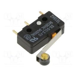 10 pcs : SS-5GL2-FD - Microswitch SNAP ACTION, 5A, SPDT, Rcont max: 50mΩ, ON-(OFF), IP40