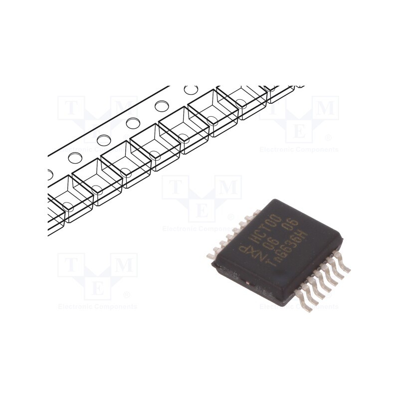 10 pcs : 74HCT00DB,112 - IC: digital, NAND, Ch: 4, IN: 2, CMOS,TTL, SMD, SSOP16, 4.5÷5.5VDC