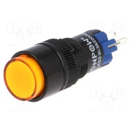 10 pcs : LAS2Y-11/230/O - Switch: push-button, Pos: 2, SPDT, 0.5A/250VAC, 1A/24VDC, ON-(ON)
