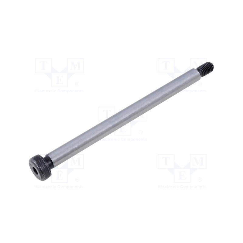 10 pcs : ISO 7379-6-M5-80 - Shoulder screw, steel, M5, 0.8, Thread len: 9.5mm, hex key, HEX 3mm
