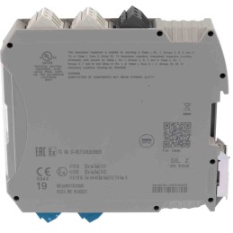 1 pcs - Phoenix Contact 2 Channel Galvanic Barrier, Isolating Amplifier, NAMUR Sensor, Switch Input, Relay Output, ATEX