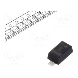 50 pcs : BZT52H-B5V6,115 - Diode: Zener, 0.375/0.83W, 5.6V, SMD, , SOD123F, Ir: 1uA