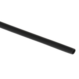 10 pcs - HellermannTyton Heat Shrink Tubing, Black 1.5mm Sleeve Dia. x 200mm Length 3:1 Ratio, HIS-3 BAG Series