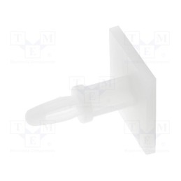 50 pcs : 8GB07V40995 - PCB distance, polyamide, L: 12.7mm, self-adhesive,snap fastener