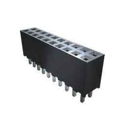 1 pcs - Samtec SQT Series Straight Through Hole Mount PCB Socket, 26-Contact, 2-Row, 2mm Pitch, Solder Termination