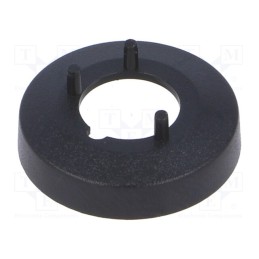10 pcs : A7510000 - Nut cover, ABS, black, push-in, Ø: 15.5mm, A2510,A2610, Øint: 14mm