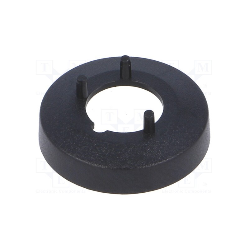 10 pcs : A7510000 - Nut cover, ABS, black, push-in, Ø: 15.5mm, A2510,A2610, Øint: 14mm