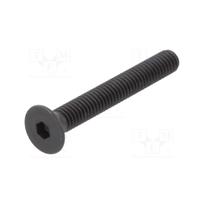500 pcs : 3809015 - Screw, M4x30, Head: countersunk, hex key, HEX 2,5mm, steel