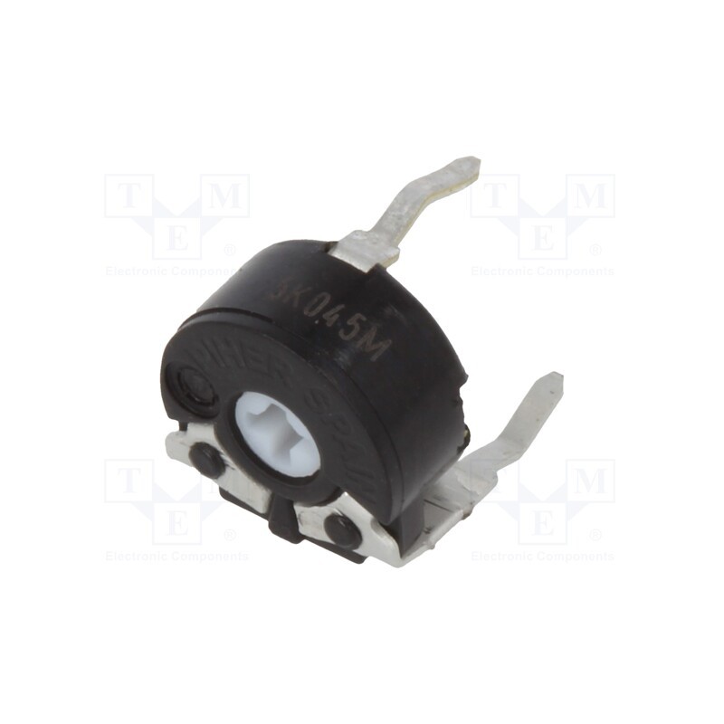 10 pcs : PT6KV-502A2020-PM- Potentiometer: mounting, single turn,horizontal, 5kΩ, 100mW, ±20%