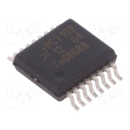 10 pcs : 74HCT109DB,112 - IC: digital, JK flip-flop, Ch: 2, IN: 5, CMOS,TTL, SMD, SSOP16,