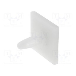 50 pcs : FIX-LCBSB-4.8 - PCB distance, polyamide, L: 4.8mm, self-adhesive,snap fastener