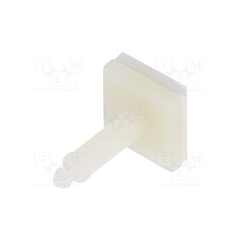 50 pcs : 8GB07V41029 - PCB distance, polyamide, L: 15.9mm, self-adhesive,snap fastener