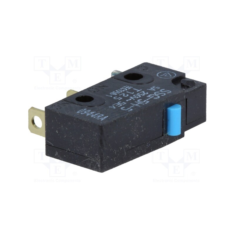 10 pcs : SSG-5H-5 - Microswitch SNAP ACTION, 3A/250VAC, 4A/30VDC, without lever