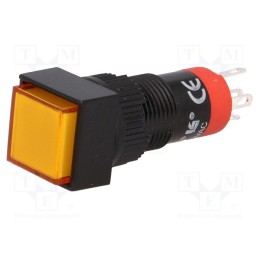 10 pcs : LAS3F-11Z/O - Switch: push-button, Pos: 2, SPDT, 0.5A/250VAC, 1A/24VDC, ON-ON