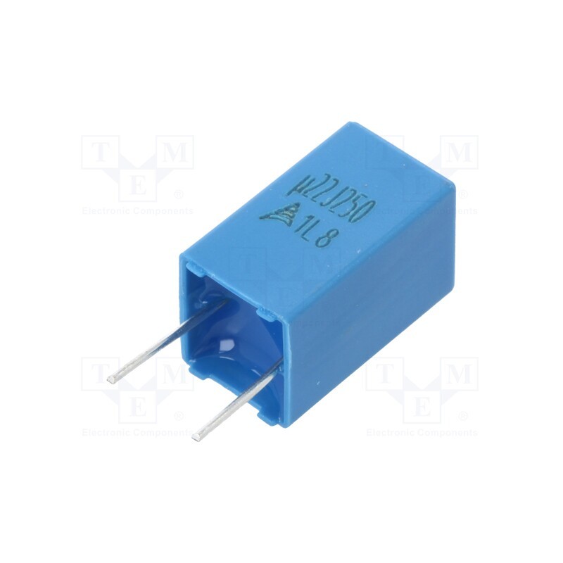 10 pcs : B32529D3224J000 - Capacitor: polyester, 0.22uF, 160VAC, 250VDC, 5mm, ±5%, -55÷125°C